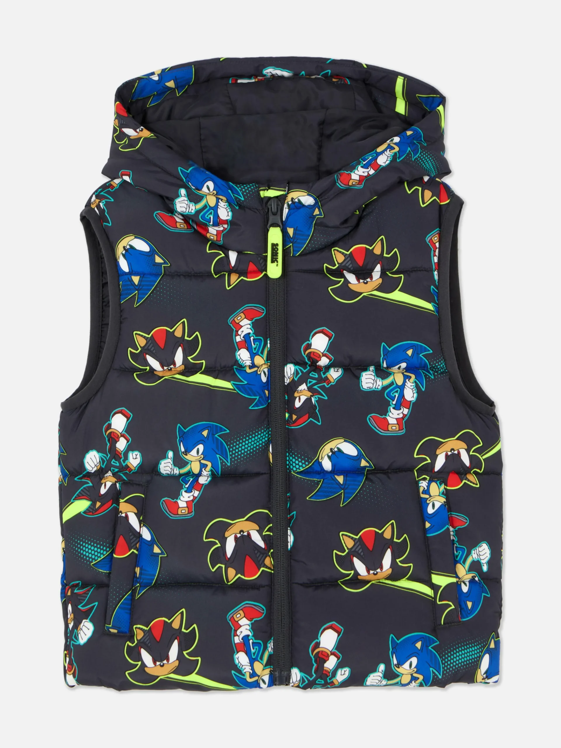 Colete Acolchoado Sonic The Hedgehog Sonic/Shadow