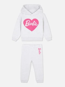 Conj. Coordenado Camisola Capuz/calças Treino Barbie