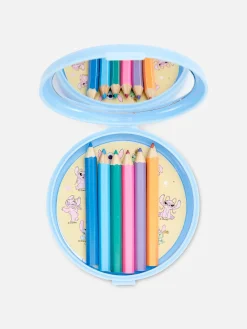 Conj. Papelaria Espelho Comp. Disney Lilo & Stitch