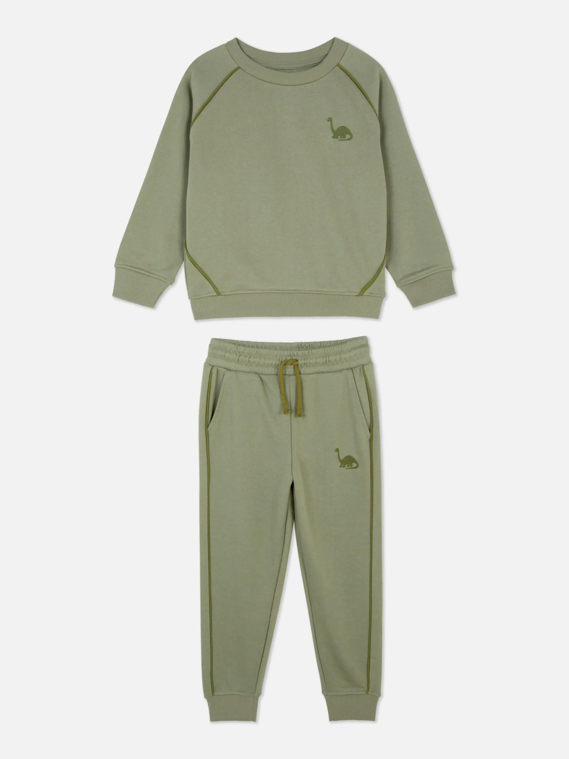 Conjunto Camisola E Calças De Treino Dinossauro Coordenado