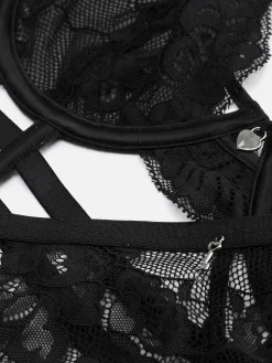 Conjunto Sutiã/tanga Renda Com Tiras