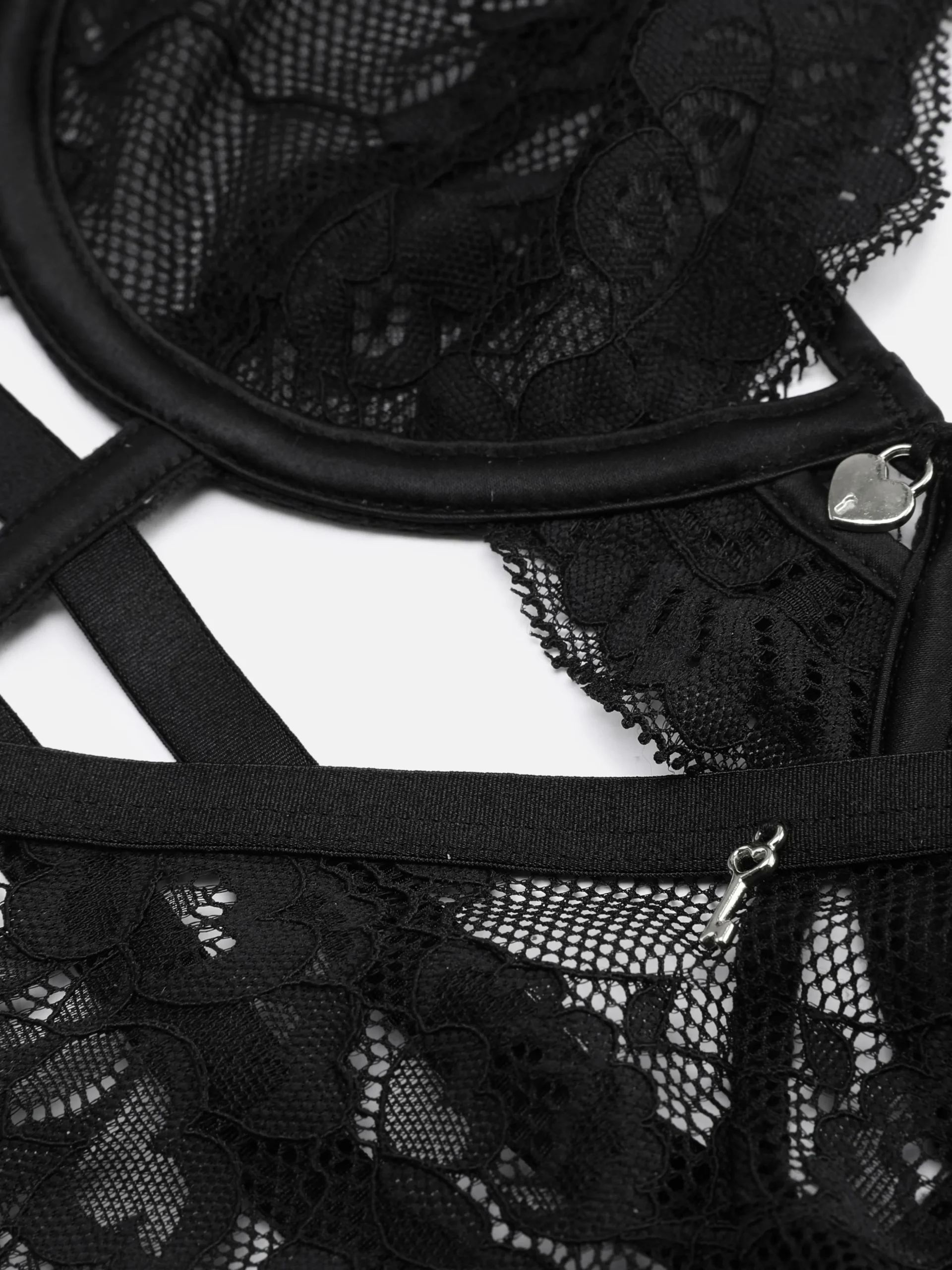 Conjunto Sutiã/tanga Renda Com Tiras