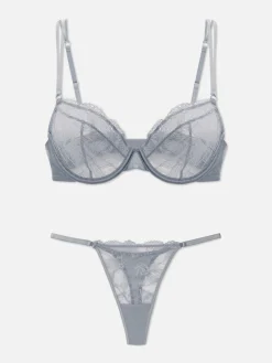 Conjunto Tanga/sutiã Não Almofadado Renda