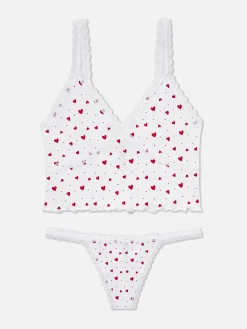 Conjunto Top Alças/tanga Malha Geométrica S/ Costuras