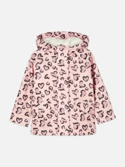 Gabardina Coração Leopardo