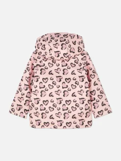 Gabardina Coração Leopardo