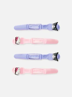 Ganchos Cabelo Bico Hello Kitty E Kuromi