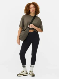 Leggings Malha Cintura Subida