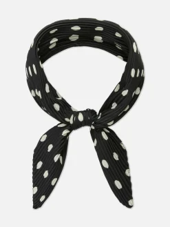 Lenço Pescoço Estampado Coração