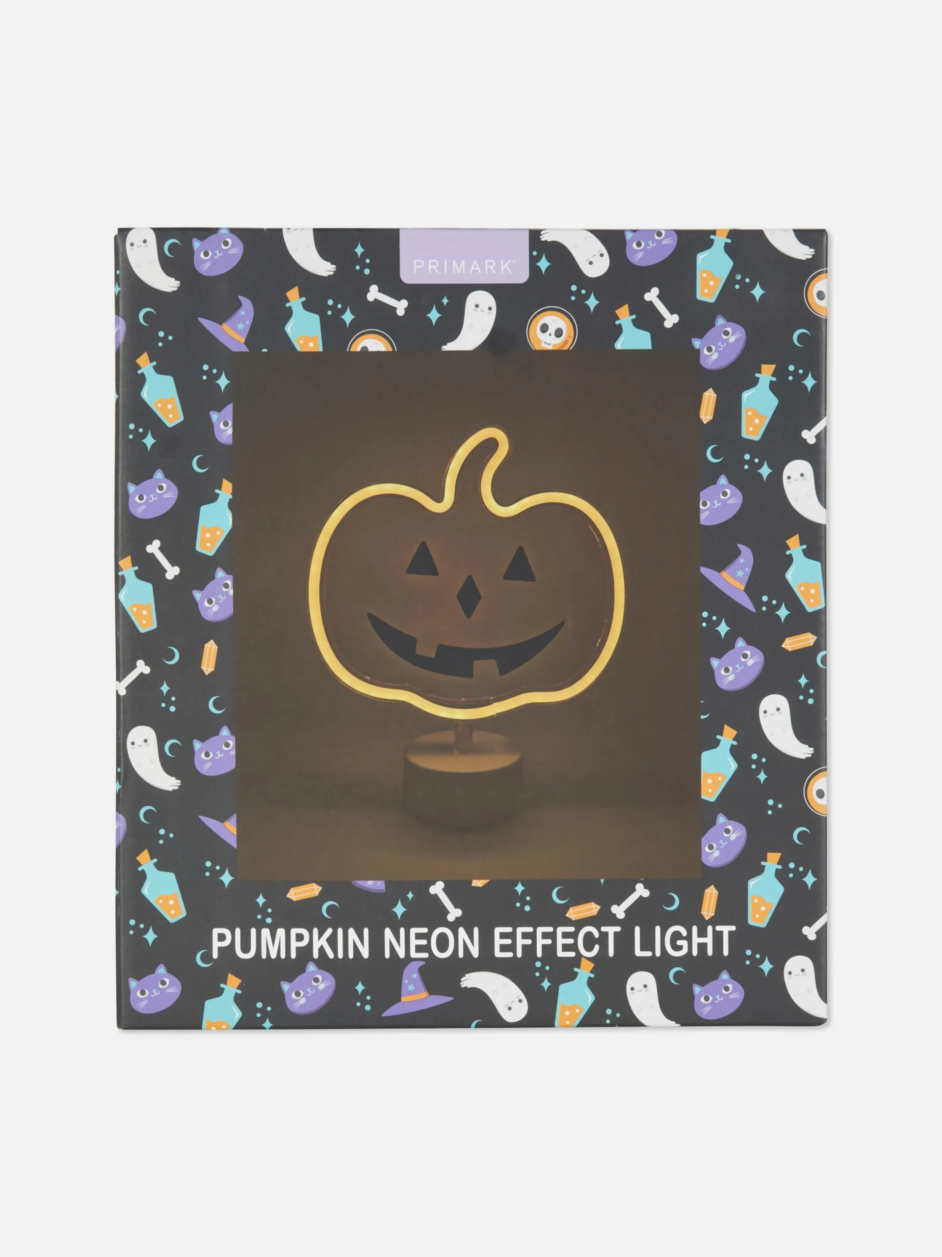 Luz LED Néon Abóbora Halloween