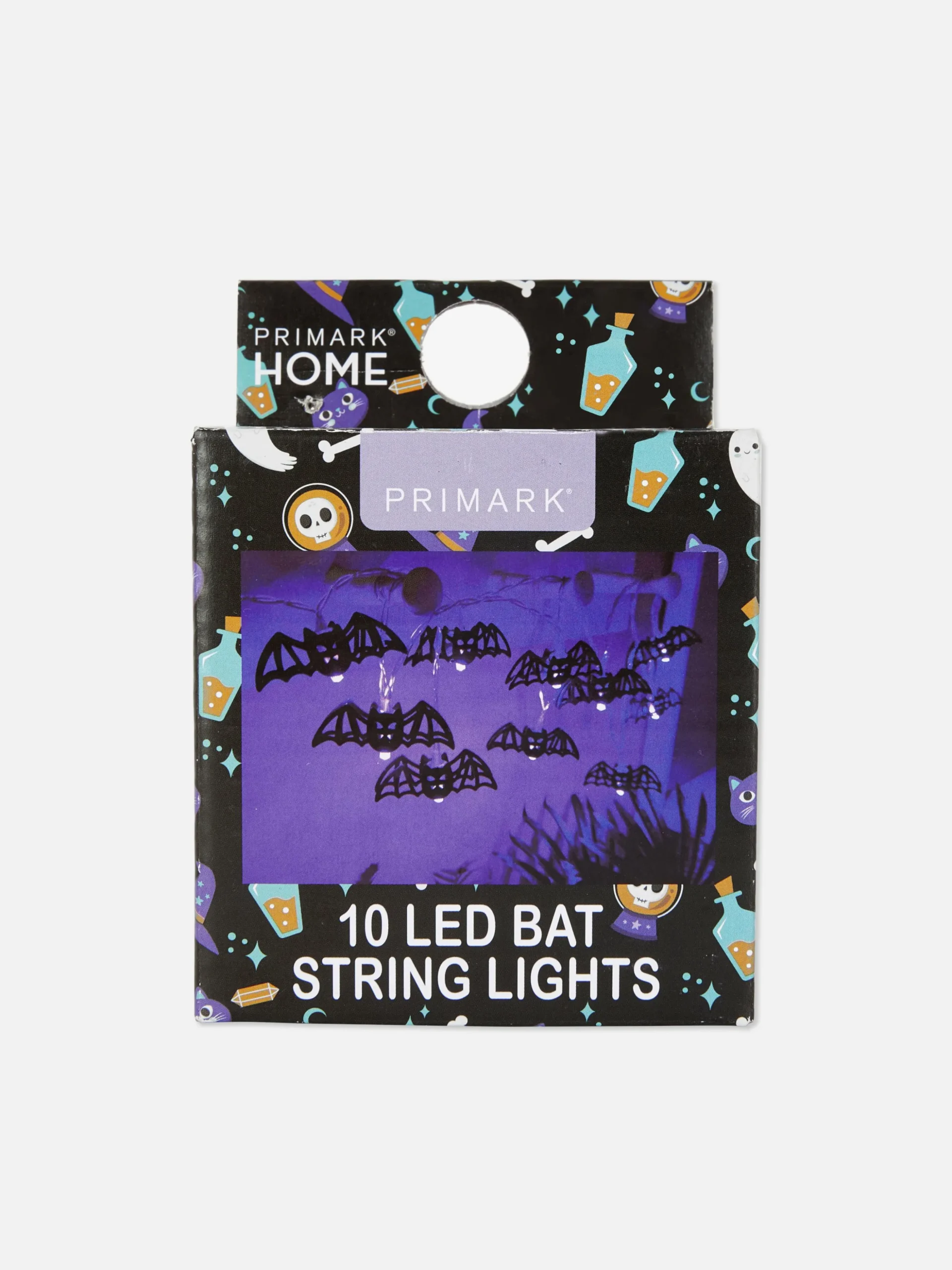 Luzes LED Halloween Abóbora