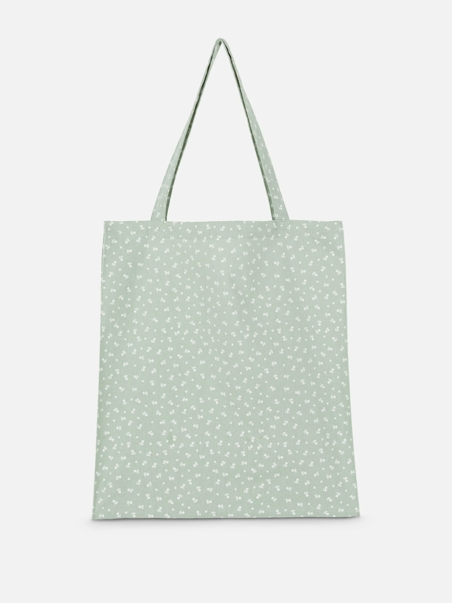 Mala Estilo Shopper Lona Algodão Padrão Floral