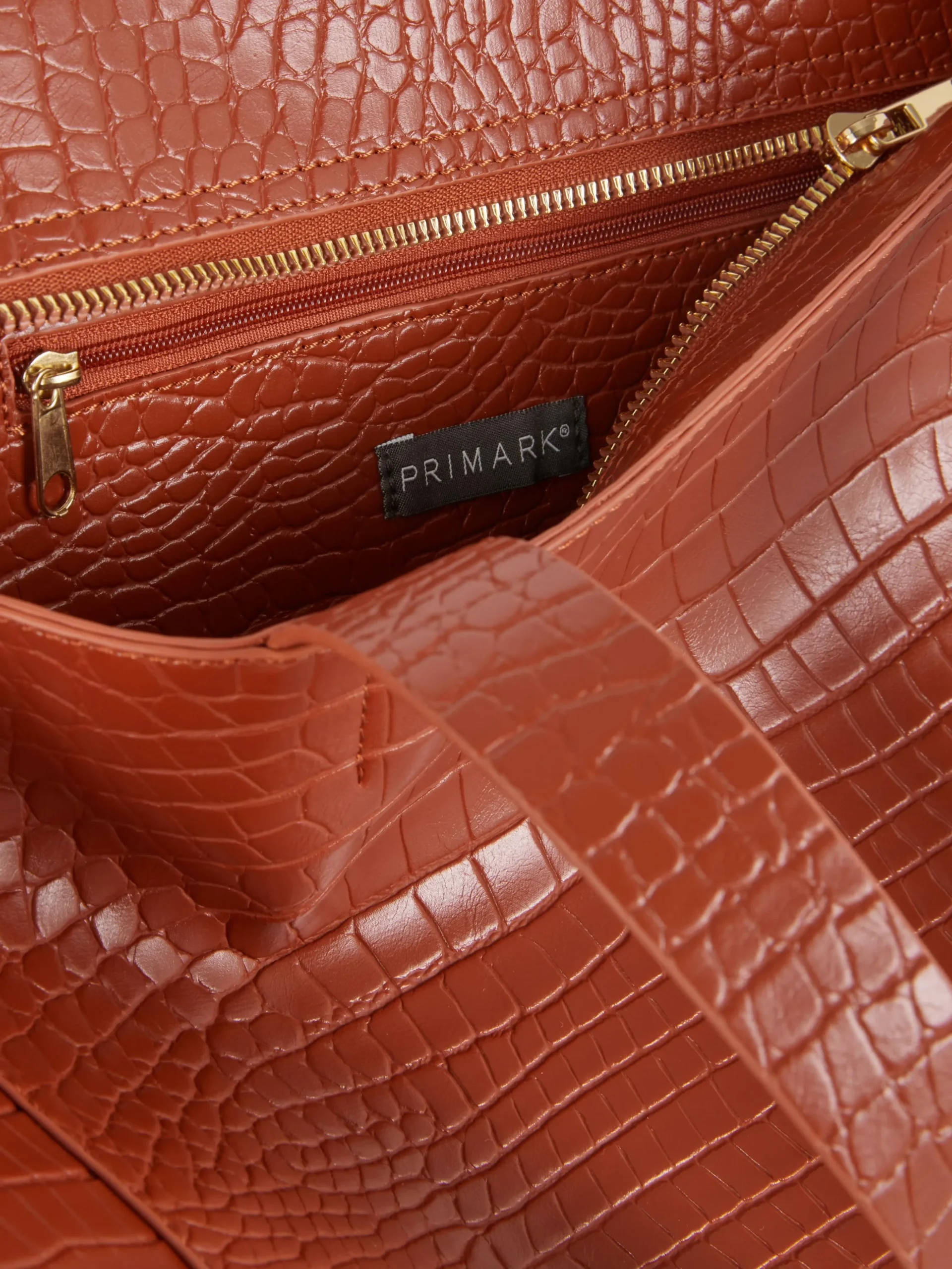 Mala Shopper Efeito Crocodilo Extra Grande