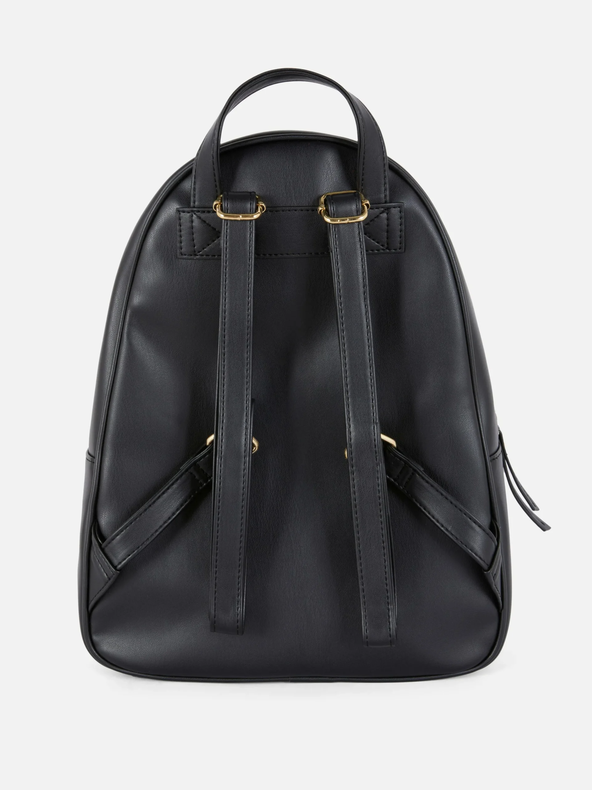 Mochila Acolchoada Imitação Pele