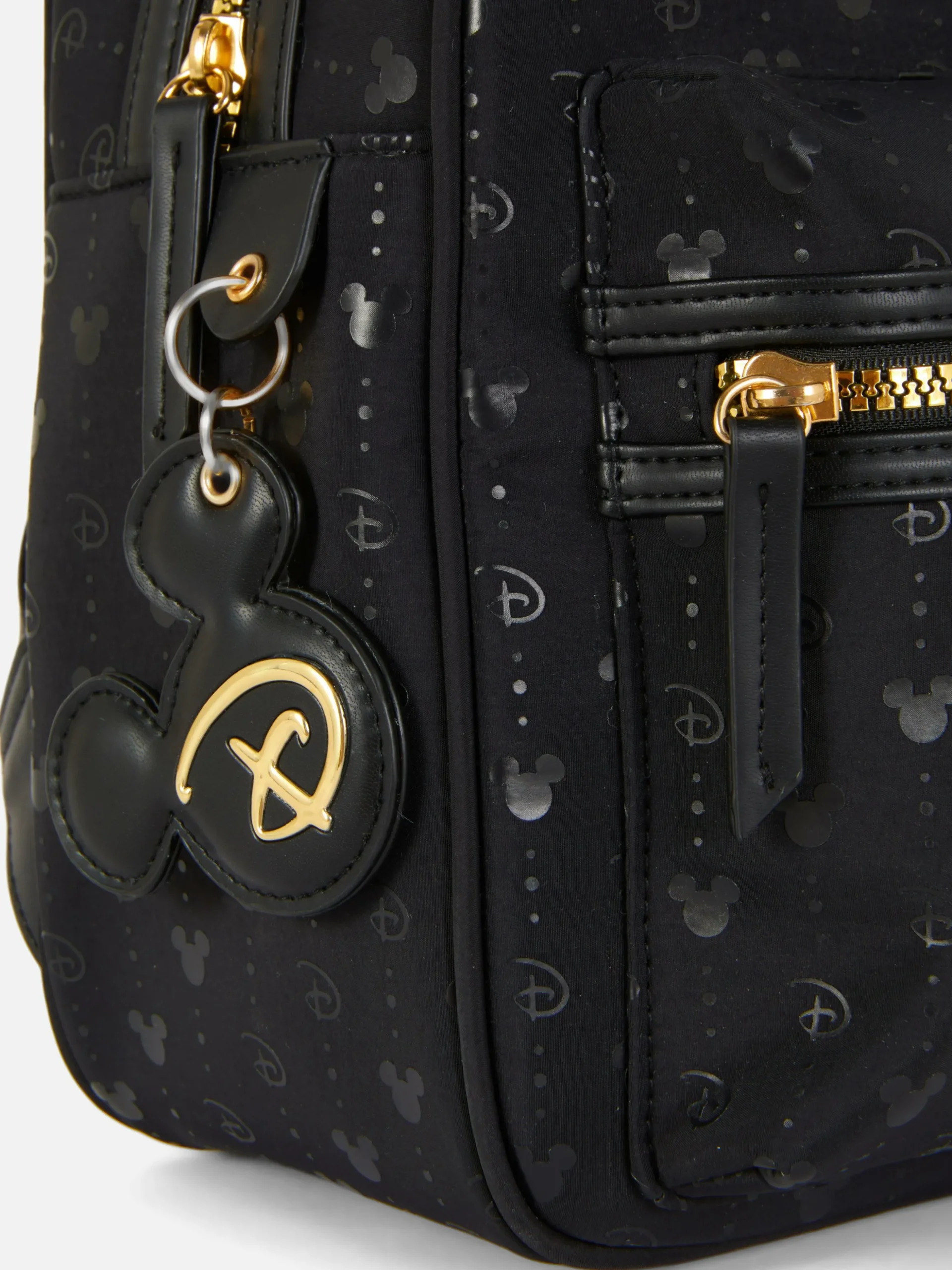 Mochila Monograma Disney Mickey Mouse Dourada