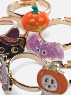 Pack 5 Anéis Luminescentes Halloween