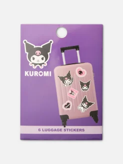 Pack 6 Autocolantes Hello Kitty Kuromi
