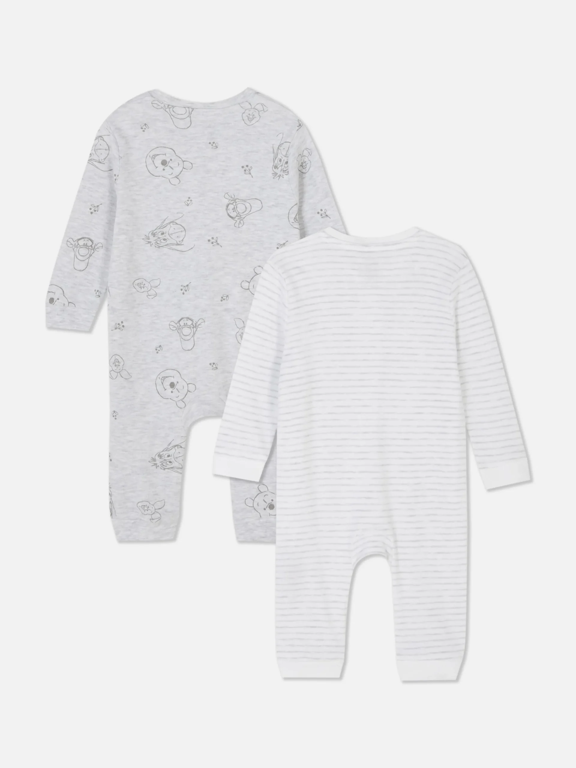 Pack 2 Babygrows Disney Winnie The Pooh