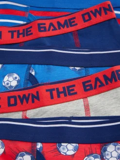 Pack 5 Boxers Gráfico Futebol