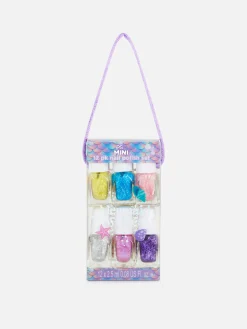 Pack 12 Brilhos Lábios Disney Minnie Margarida Mini Conjunto Vernizes Unhas