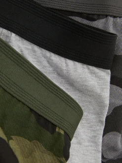 Pack 3 Calções Banho Ricos Em Algodão Padrão Camuflado