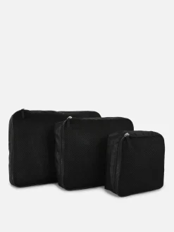 Pack 3 Cubos Arrumação Malha Rede