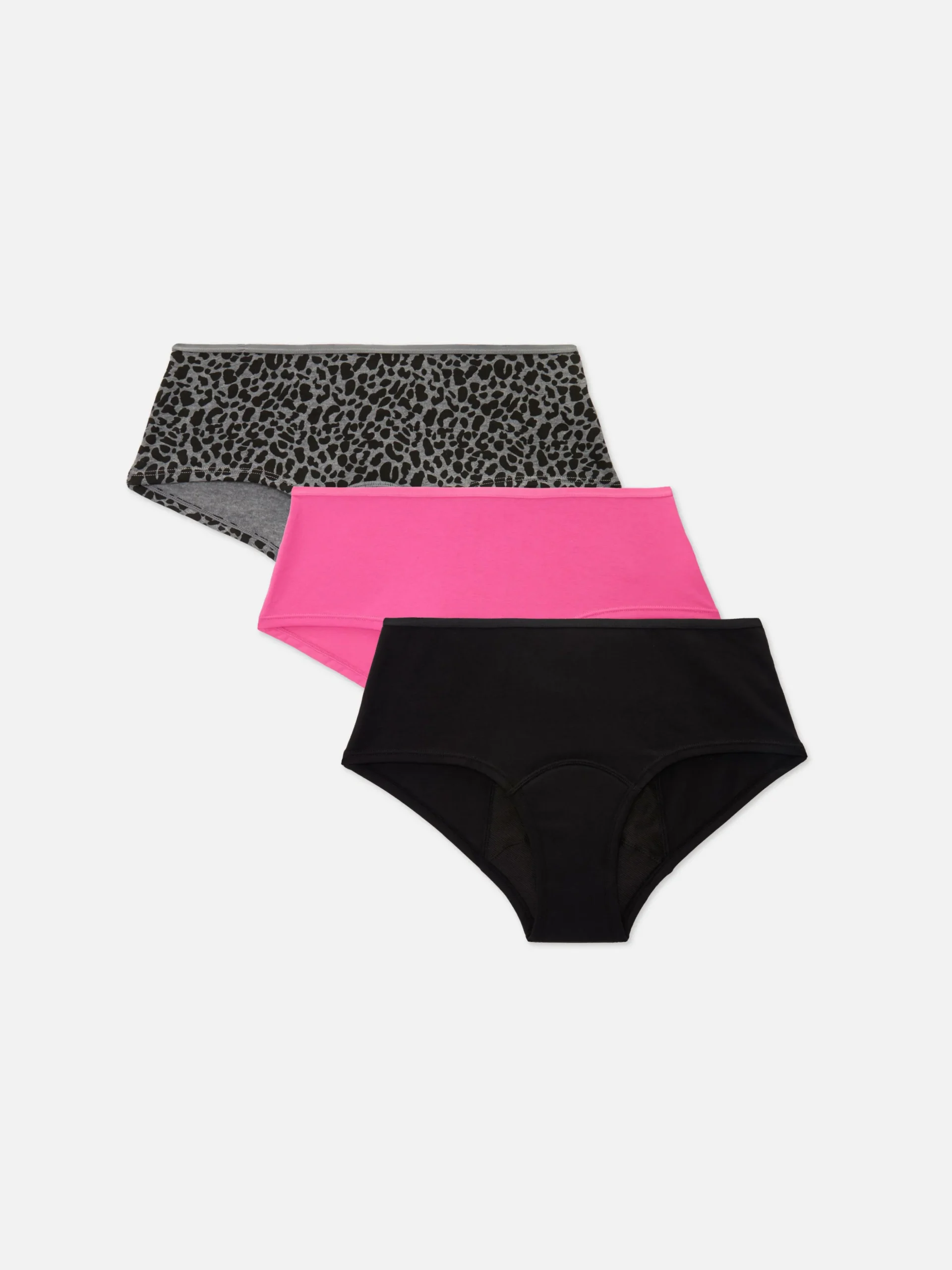 Pack 3 Cuecas Estilo Hipster Menstruais