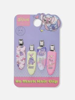 Pack 4 Ganchos Cabelo Sem Marcas Disney Stitch