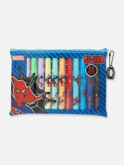 Pack 12 Marcadoras Perfumados MARVEL Homem-Aranha