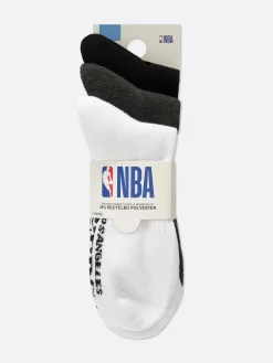 Pack 3 Meias Cano Médio NBA Los Angeles Lakers