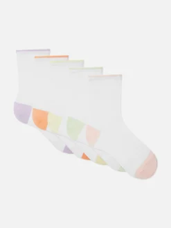 Pack 5 Pares Meias Cano Alto Contraste