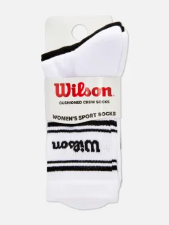 Pack 3 Pares Meias Cano Médio Wilson Almofadadas