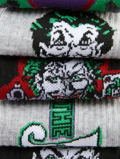 Pack 5 Pares Meias Cano Médio The Joker