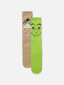 Pack 2 Pares Meias Confortáveis Shrek