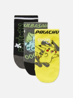 Pack 3 Pares Meias Desporto Pokémon