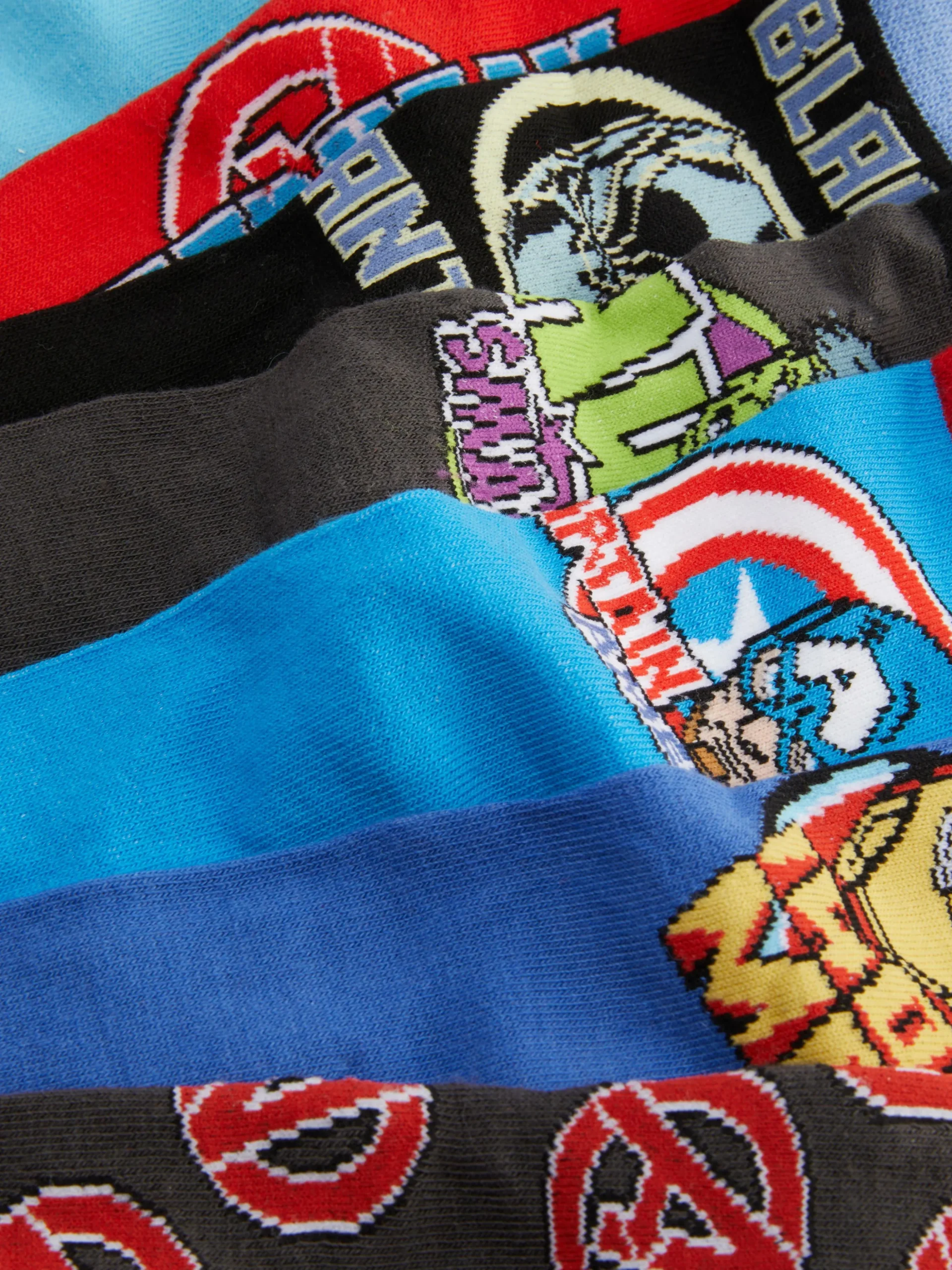 Pack 7 Pares Meias Marvel Vingadores