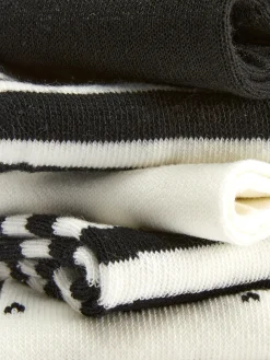 Pack 5 Pares Meias Monocromáticas Riscas