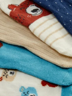Pack 5 Pares Meias Urso