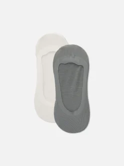 Pack 2 Pares Pezinhos Canelados Microfibra