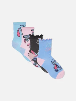 Pack 4 Pares Soquetes Disney Stitch