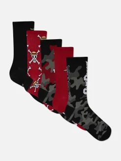 Pack 5 Pares Soquetes One Piece