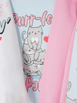 Pack 2 Pijamas Compridos Design Gato