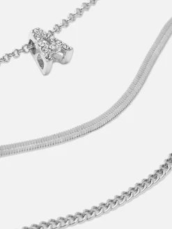 Pack 3 Pulseiras Inicial Brilhantes