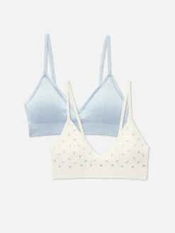 Pack 2 Sutiãs Bralette Triangulares S/ Costuras