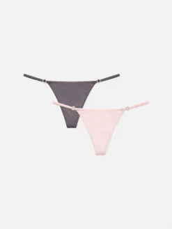 Pack 2 Tangas Fivelas Brilhantes