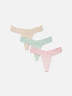 Pack 3 Tangas Renda