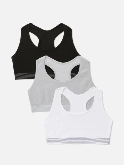 Pack 3 Tops Curtos Desportivos S/ Costuras