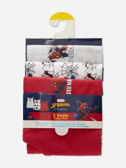 Pack 3 Tops S/ Mangas Marvel Spider-Man