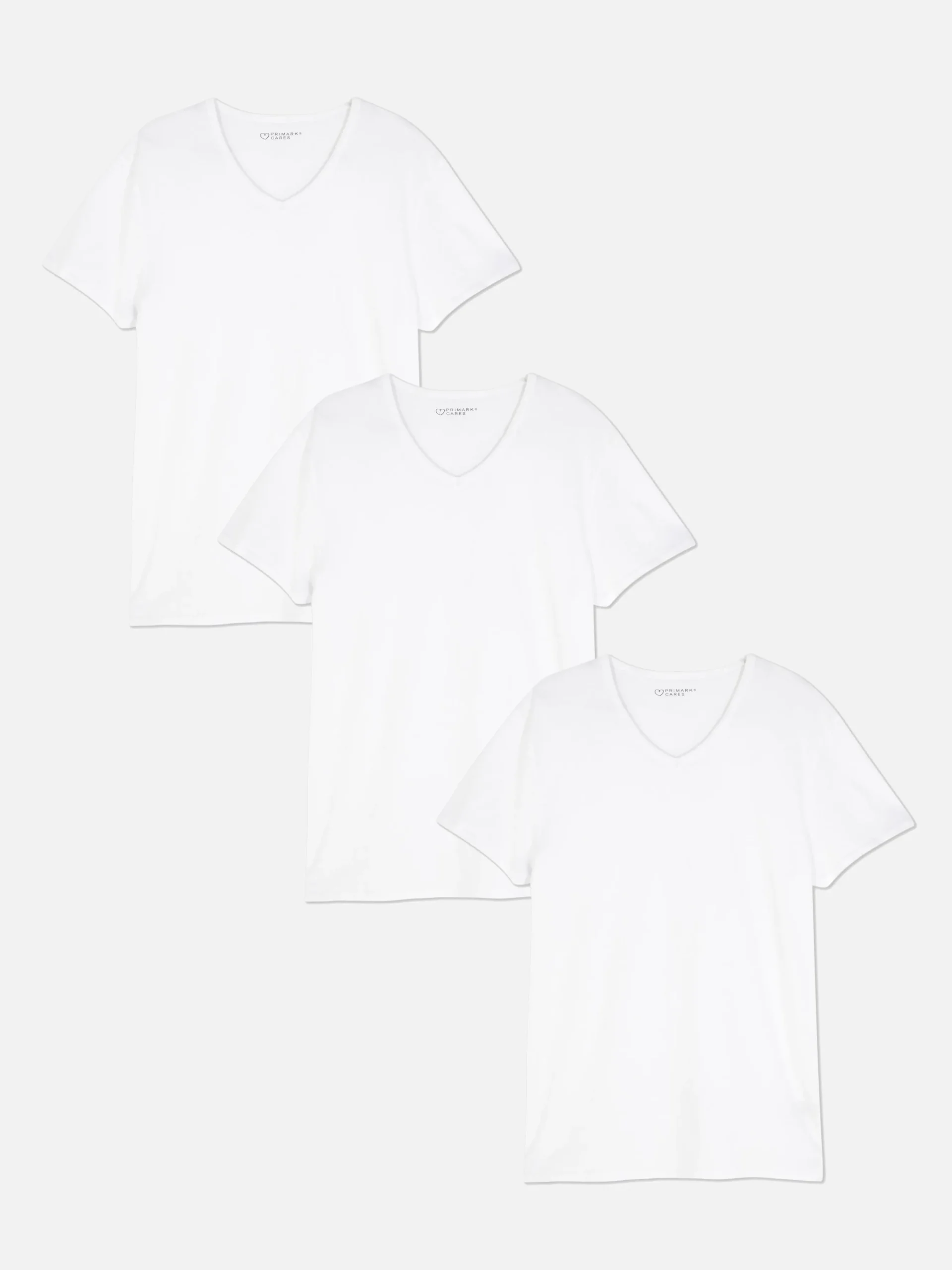 Pack 3 T-shirts Básicas Decote V