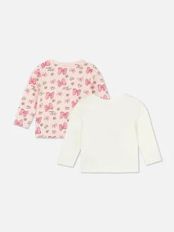 Pack 2 T-shirts Manga Comprida Disney Minnie